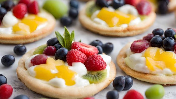 Mini Pizzas de Fruta para Pascua