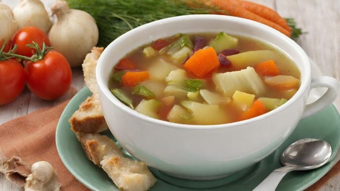 Sopa de Verduras y Col