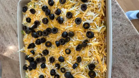 Seven Layer Taco Dip