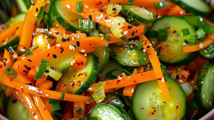 Ensalada De Pepino Y Zanahoria