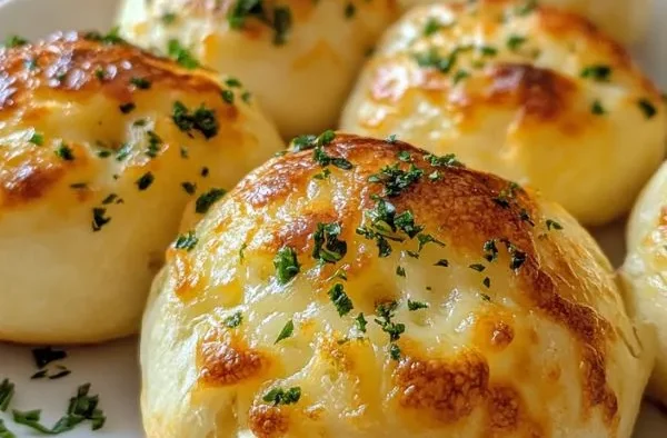 Bombas De Queso Y Ajo